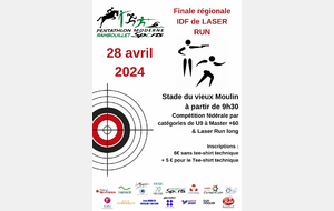 Rambouillet Sports Pentathlon Moderne : Finale IDF de Laser Run le 28 avril 2024 au Stade du Vieux Moulin
